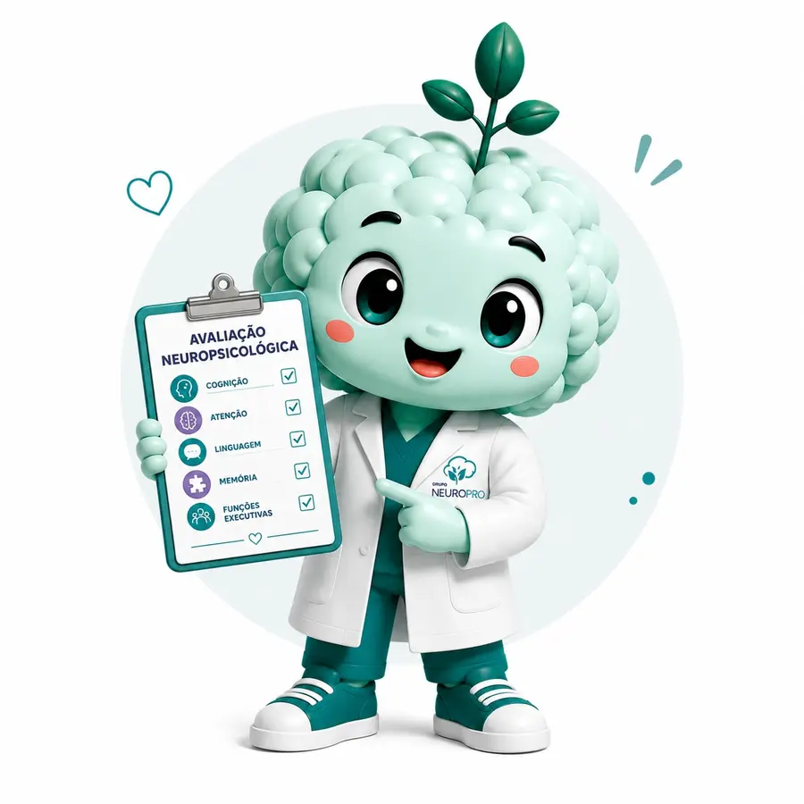 Neurinho apresentando avaliação neuropsicológica
