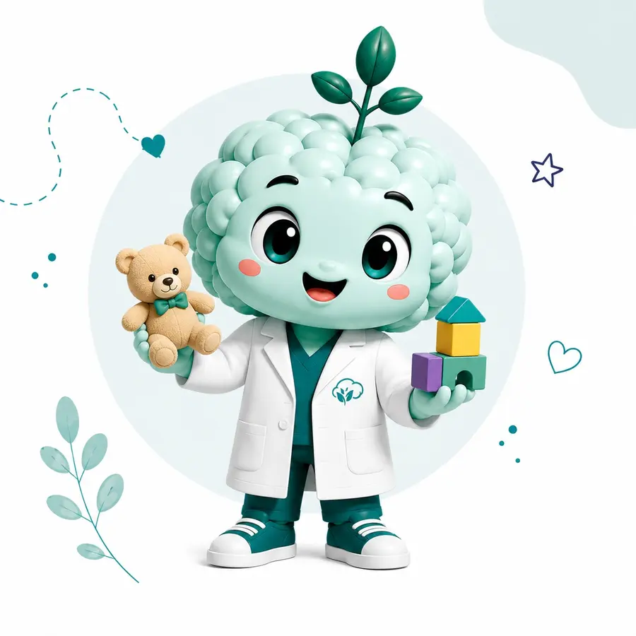 Neurinho com brinquedos infantis